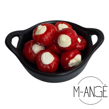 Peppadew gevuld met roomkaas