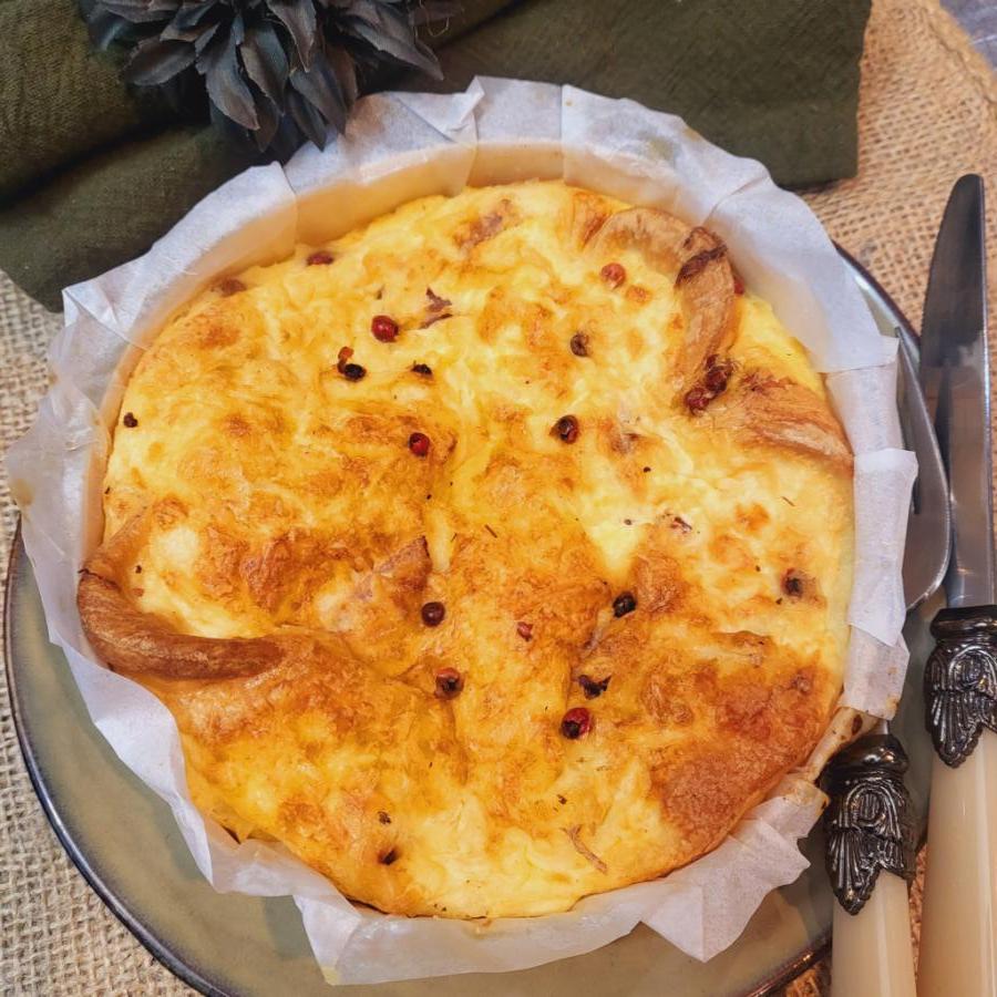 Quiche zuurkool en spekjes