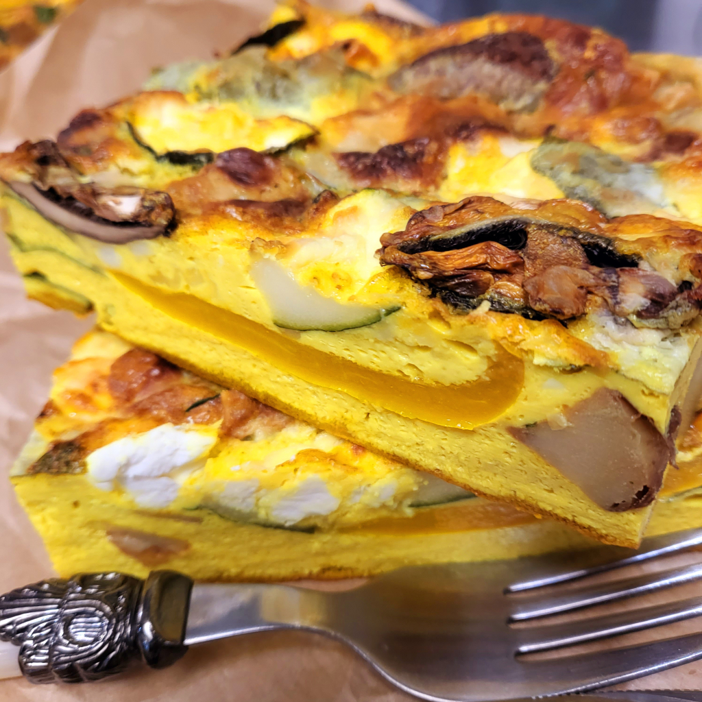 Frittata vega (hele plaat)